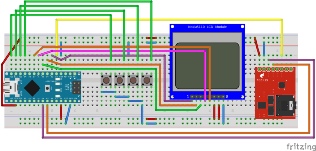 Arduino FM Radio project fritzing.png